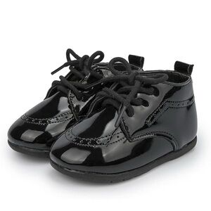 Infant Baby Boys Girls Classic PU Leather Wedding Loafers